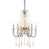 Handmade Distressed Candle Chandelier with  6 Lights